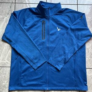 The Northface Men’s Blue Embry-Riddle Eagle Logo Full Zip Jacket 100%poly 2XL